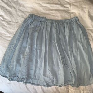 Light blue pull on brandy Melville skirt